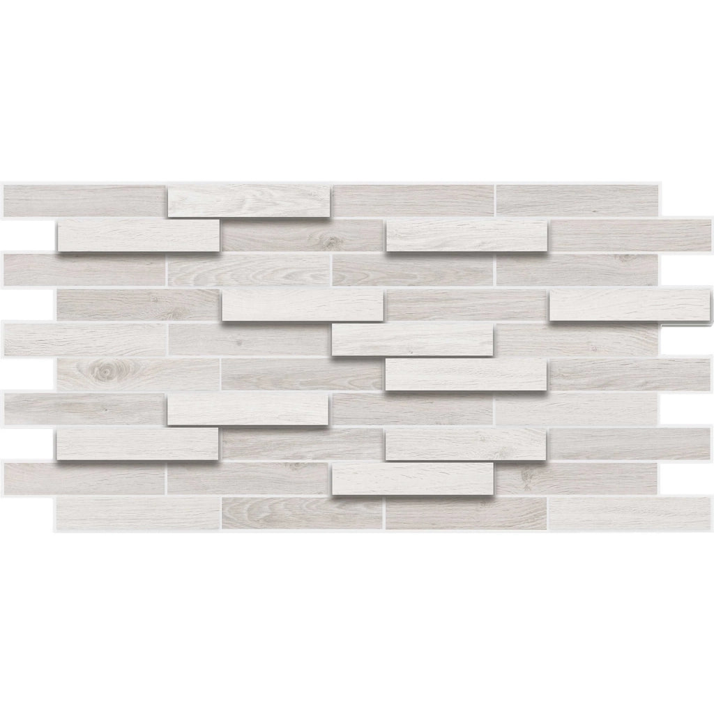 Pannelli 3D Rivestimento a parete in PVC effetto pietra, cementine, Maioliche, legno Realistici e isolanti. - 9502 (mis.980x480mm)