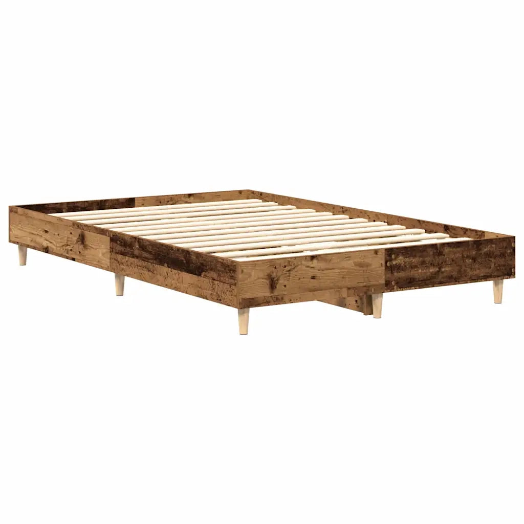 Giroletto senza Materasso Legno Antico 140x190 cm in Truciolato 861064