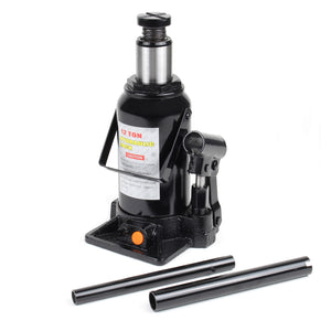 Cric a bottiglia da 12 t abbassamento lento 215-400 mm Martinetto idraulico