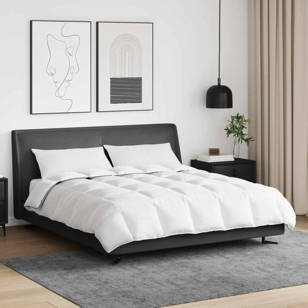 Duvet Invernale con cuscino 3 pcs Bianco Piuma d'anatra 3376889