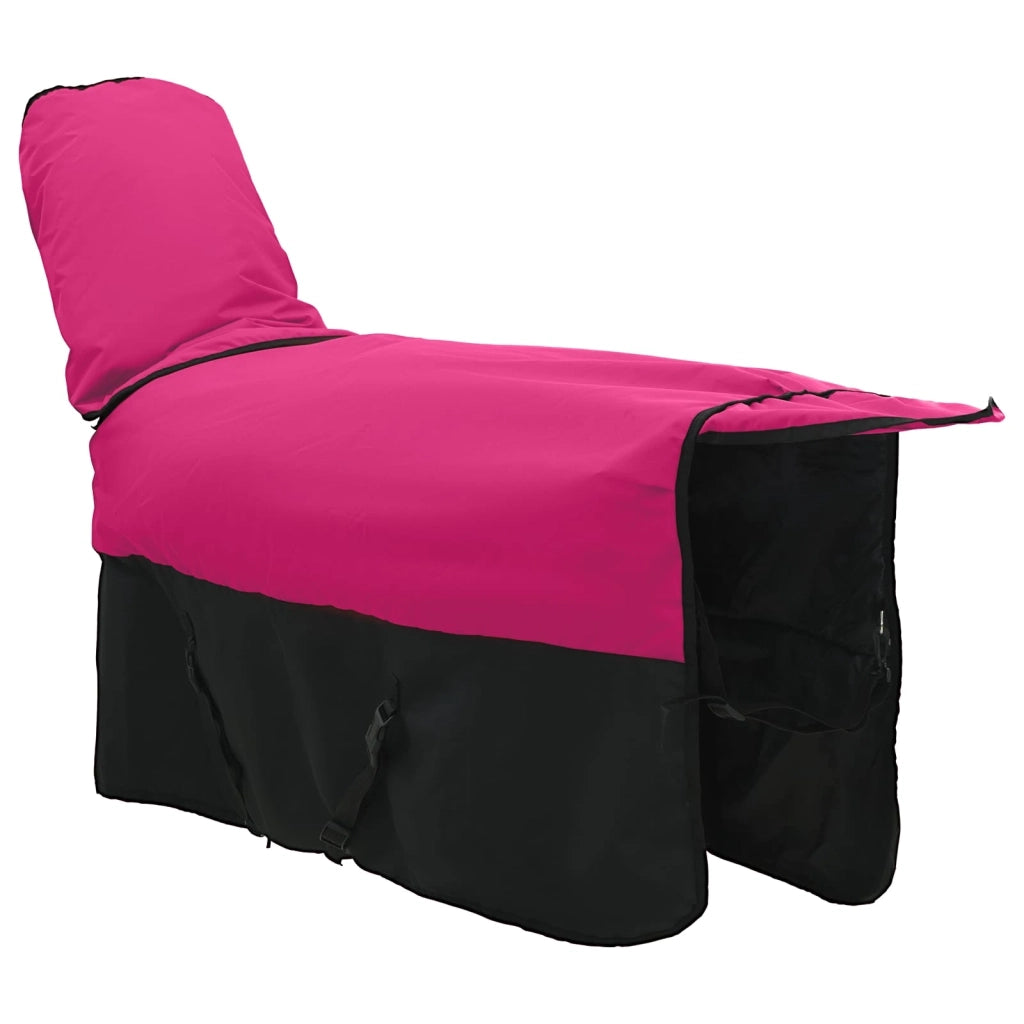 Coperta per Cavalli Rosa e Nero 165 cm Poliestere CFW3635155