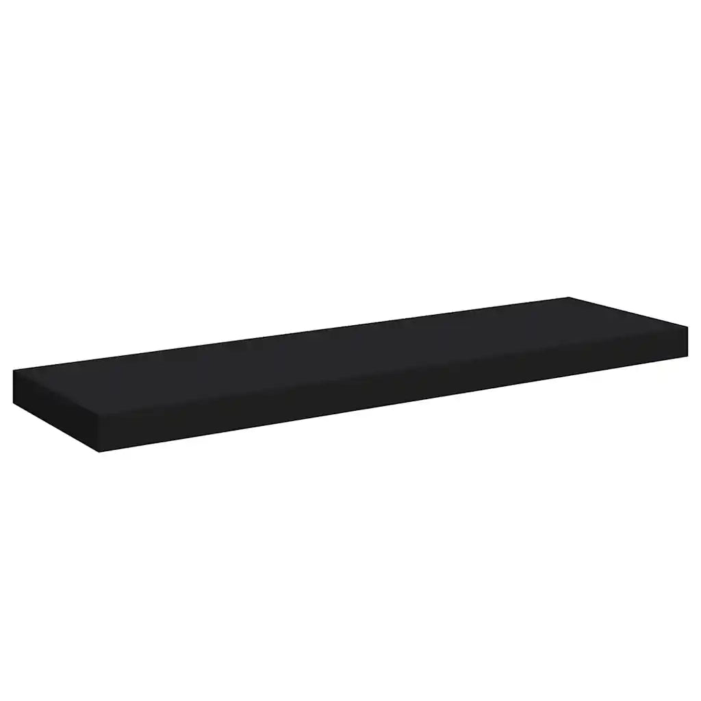 Scaffali a Parete 4 pz Neri 80x23,5x3,8 cm in MDF 323837