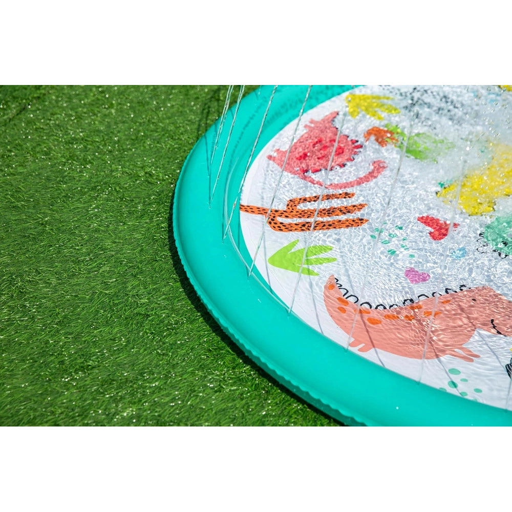 Trade Shop - Tappetino Gonfiabile Dinosauri Spruzzi Desert Dino Da 48"/122cm +2 Anni Giardino 52698 -