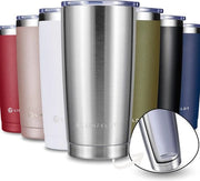 Tazza per bere, acciaio inossidabile, 590 ml, tazza termica per auto, tazza termica con coperchio, tazza termica, capacità 590 ml.