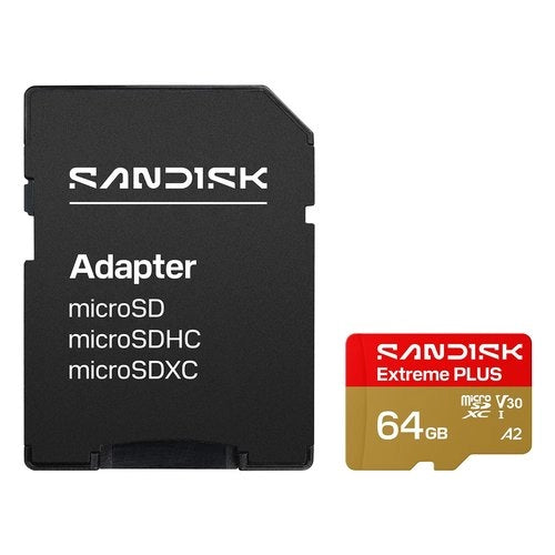 Scheda di memoria sandisk sdsqxbu 064g gu6ma extreme plus