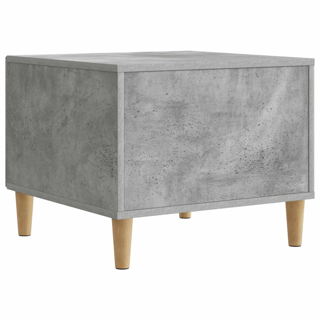 Tavolino da salotto | Tavolino da caff¨¨ | Tavolino da Soggiorno con cassetto Grigio Cemento 49 x 50 x 40 cm