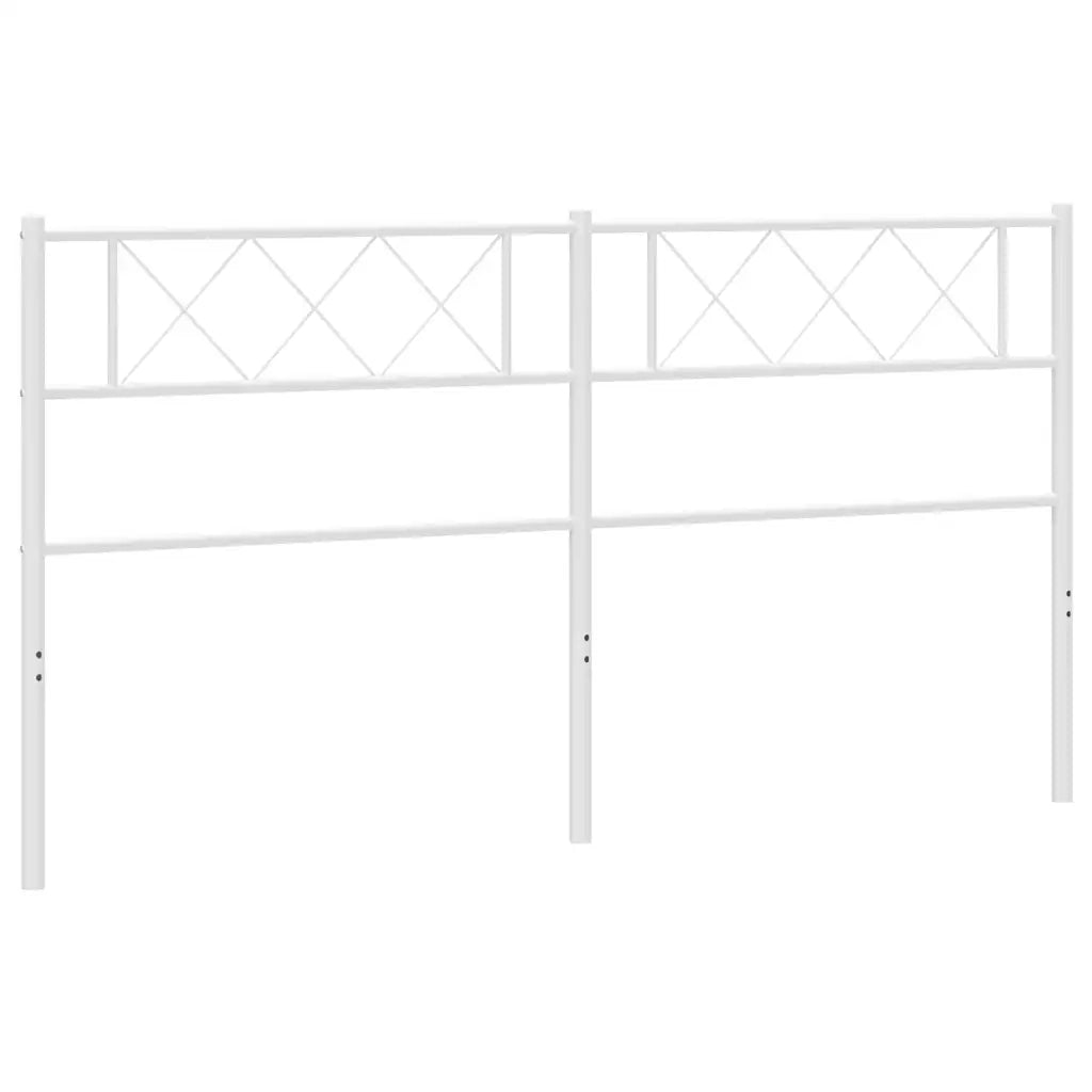 Testiera di Ricambio in Metallo Bianco 193 cm 372363