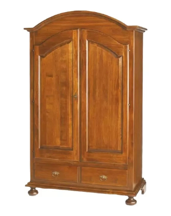Armadio classico 2 ante legno gendarme elite 125x61x200 - Mobili 2G