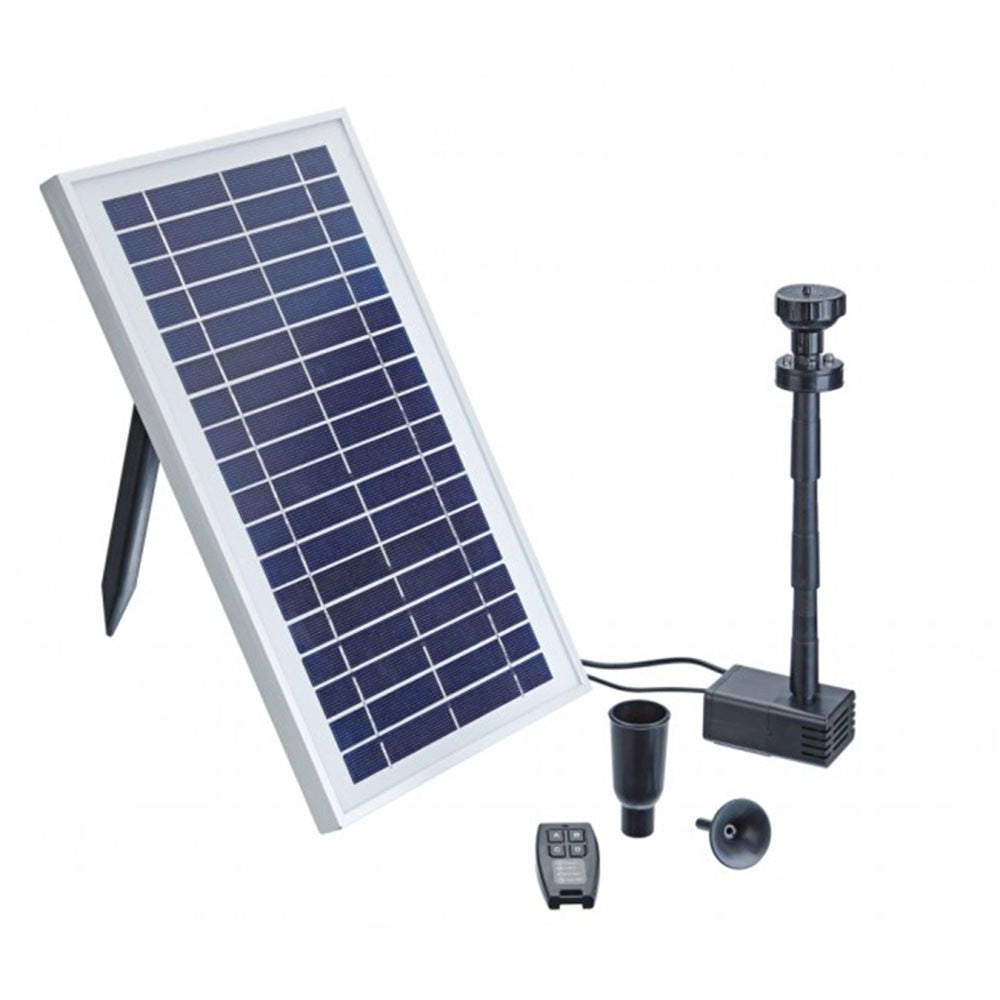 Pontec PondoSolar Control - pompa per laghetto ad energia solare con batteria ricaricabile Modello: 600