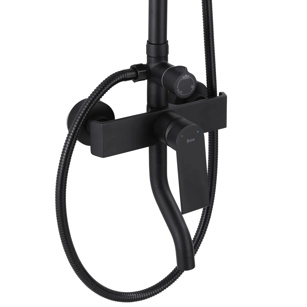 Set Doccia Da Incasso Rea Hass Black