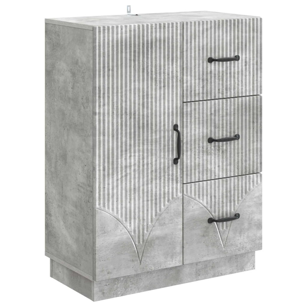 Credenza Grigio Cemento 66 x 34,5 x 87 cm Legno ingegnerizzato 895318
