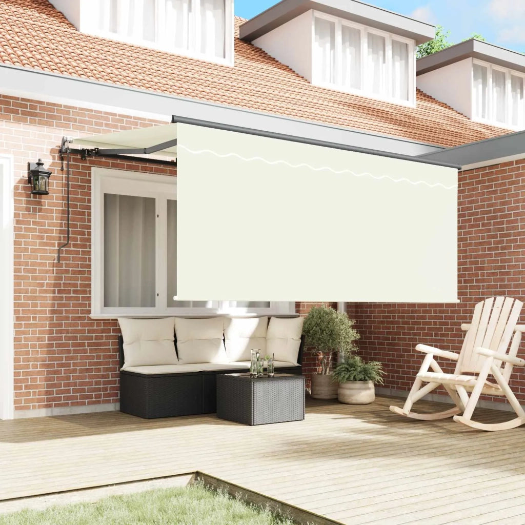 Tenda Retrattile Crema 300 x 200 cm Tessuto 3329498
