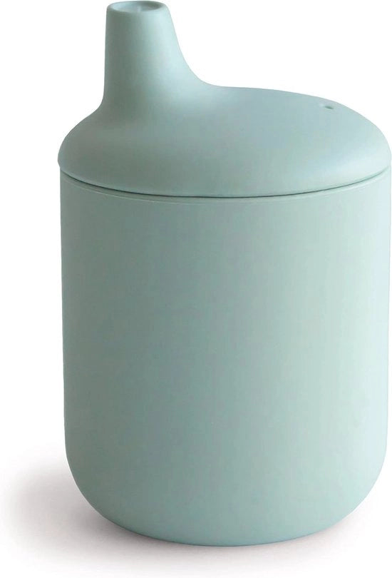 Bicchiere in Silicone per Bambini da 6+ Mesi | Primo Bicchiere per Bambini | 175 mL | Tappo Rimovibile | Resiste a Lavastoviglie e Microonde