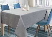 Tovaglia Per Salotto Cucina In Miros Misto Cotone Made In Italy Millerighe RP - 140x140 - Grigio