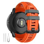 Cinturino orologio compatibile con Garmin Instinct 3 Amoled/Solar 50mm - 26mm - Silicone - Duraturo - Leggero - Resistente allo shock - Cinturino orologio