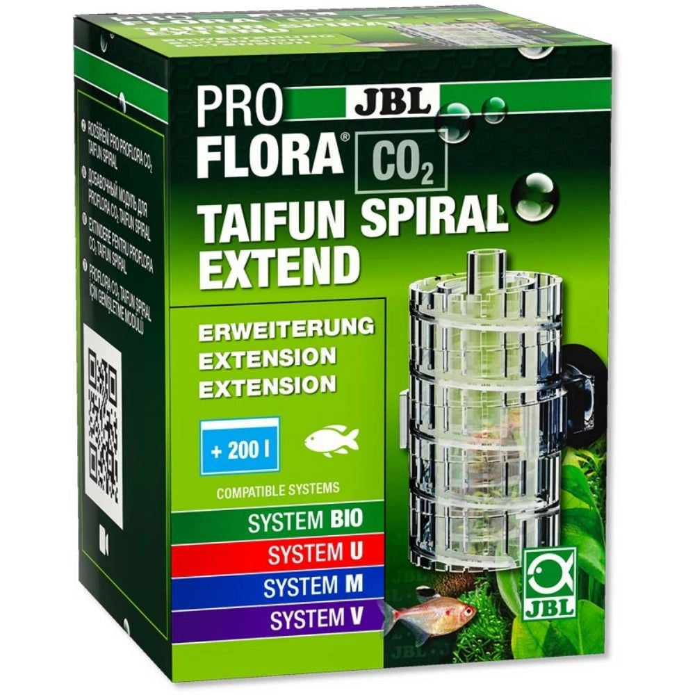 JBL CO2 Proflora Taifun Spiral Extend -  Modulo di Estensione Completo di Staffa con Ventosa