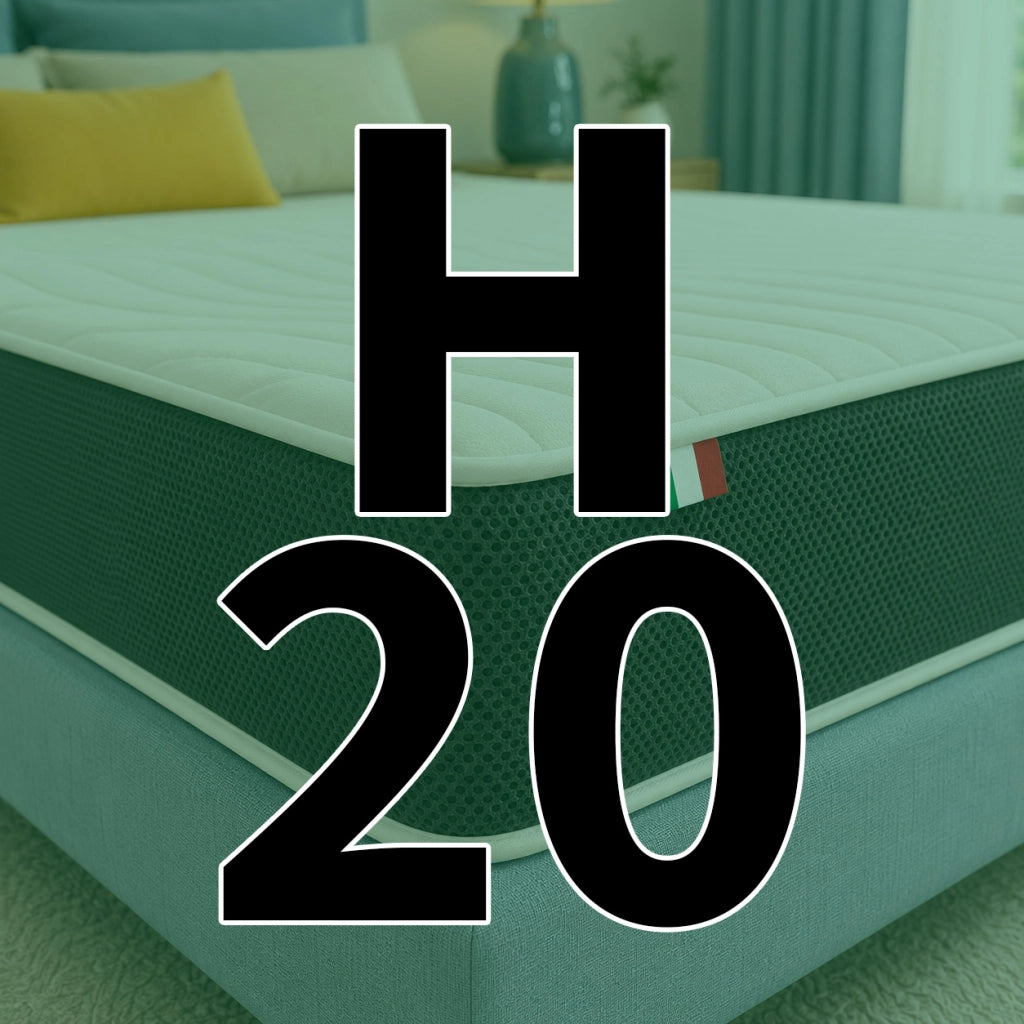 COMFY LINE Materasso singolo 110X190 Cm Memory Alto 20 ESSENTIAL