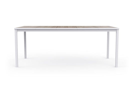 Tavolo da Giardino Keter Porto 200x95x75 cm Deco Coat Piano Effetto Legno Frassino