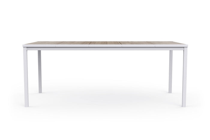 Tavolo da Giardino Keter Porto 200x95x75 cm Deco Coat Piano Effetto Legno Frassino