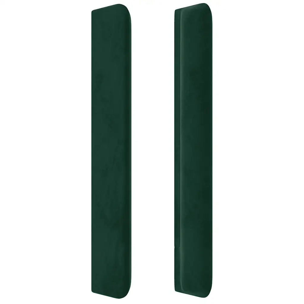 Testiera ad Orecchio Verde Scuro 83x16x118/128 cm in Velluto cod mxl 47482