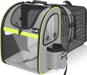 Zak da Spalle per Animali da Compagnia - Tas da Viaggio con Ventilazione e Cinturino di Sicurezza per Escursioni e Campeggio