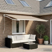 Telo di ricambio per tenda da sole Beige 450 × 300 cm 3444367