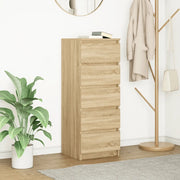 Credenza con Cassetti Rovere Sonoma 37,5x35x99 cm in Truciolato 861762