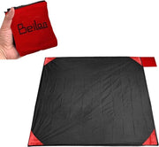 Picnic coperta leggera - 200x210 cm - impermeabile e resistente al sabbia - nero