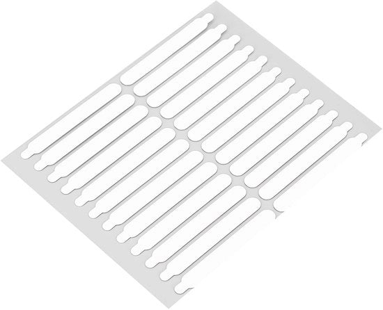 Tape doppio lato extra resistente - nastro da appendere - nastro leggero - nastro trasparente - 10 fogli (24 strisce/lamina) - facile da utilizzare