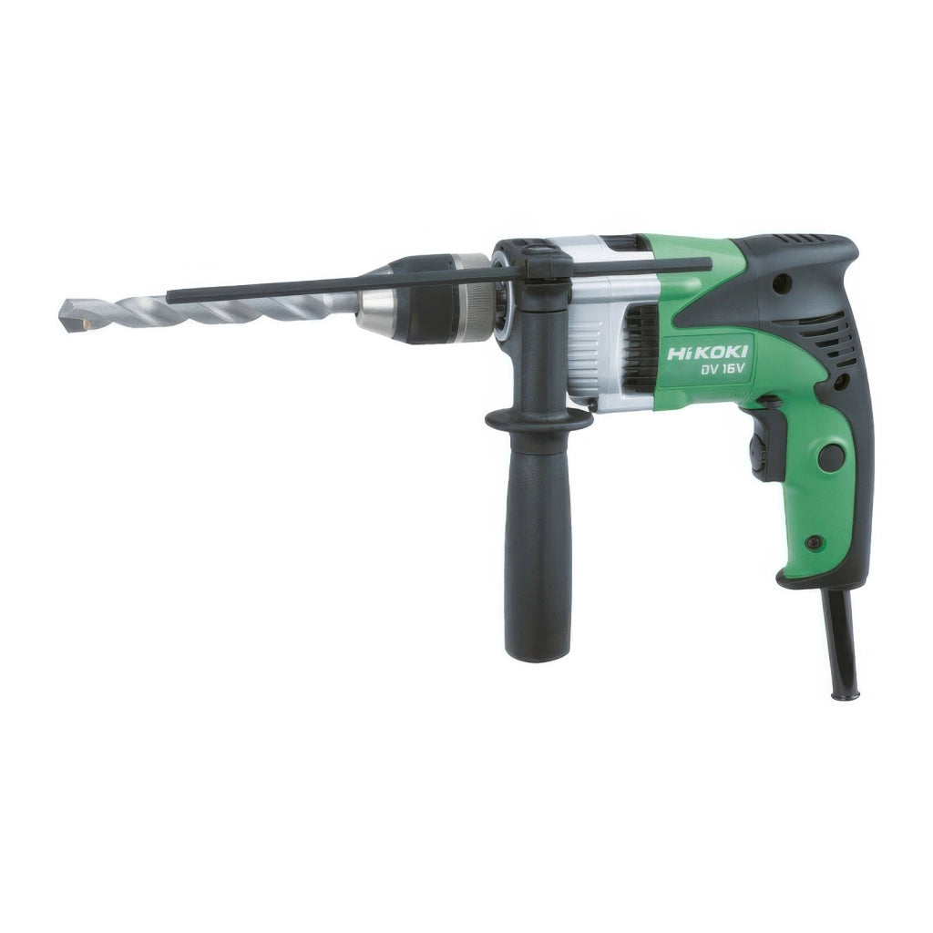Trapano a Percussione HiKOKI DV16V 590 W Reversibile con Carter Ingranaggi in Alluminio