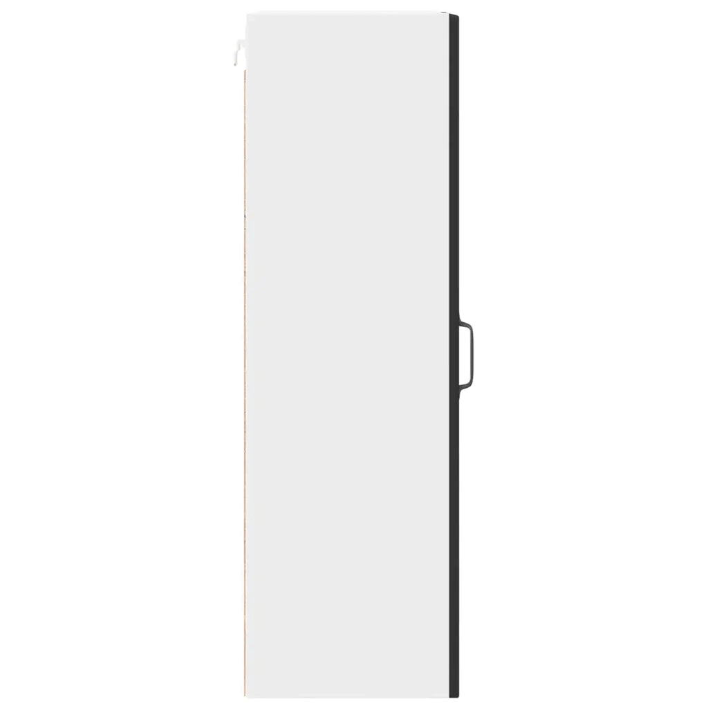Armadietto a muro PORTO Nero 30 x 31 x 100 cm Legno multistrato 885456