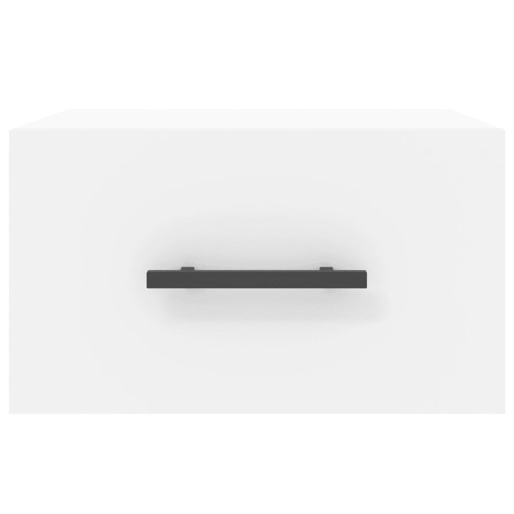 Comodini a Muro 2 pz Bianchi 35x35x20 cm 829869