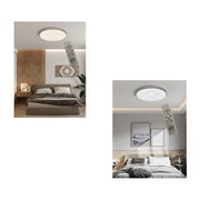 Trade Shop - Plafoniera Smart Diamond Led 60w Dimmerabile Moderno Tondo Luce 6500k 4000k -