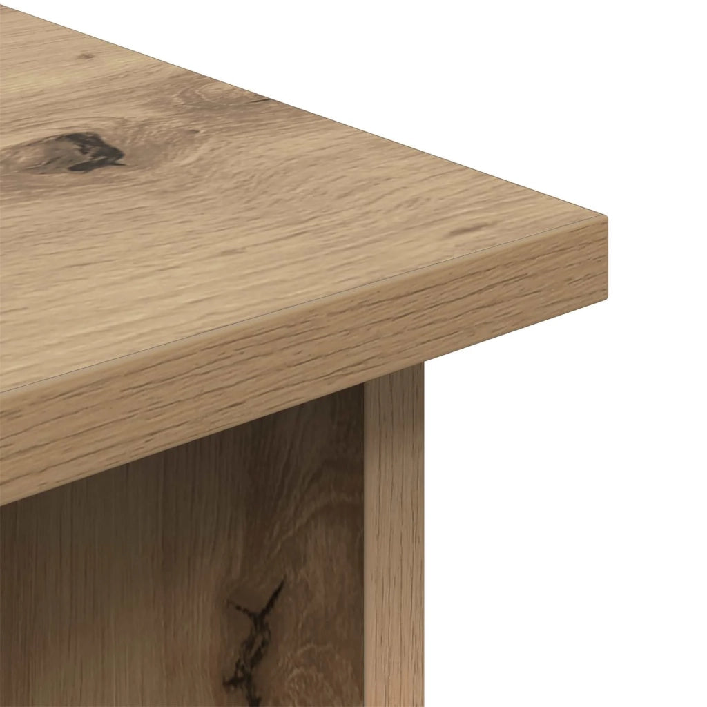 Supporto TV con cassetto Rovere artigianale 79 x 40 x 48 cm