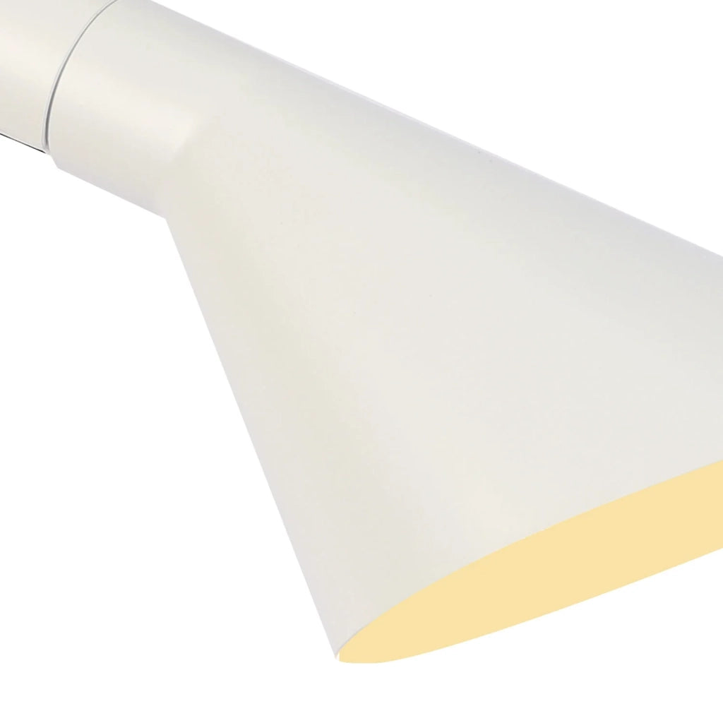 LÚZETE - LAMPADA DA TAVOLO IN ACCIAIO BIANCO BRENNA