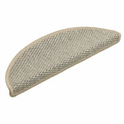 Tappeti Adesivi Scale Aspetto Sisal 15 pz | Gradini per Scale 56x17x3cm Verde Chiaro