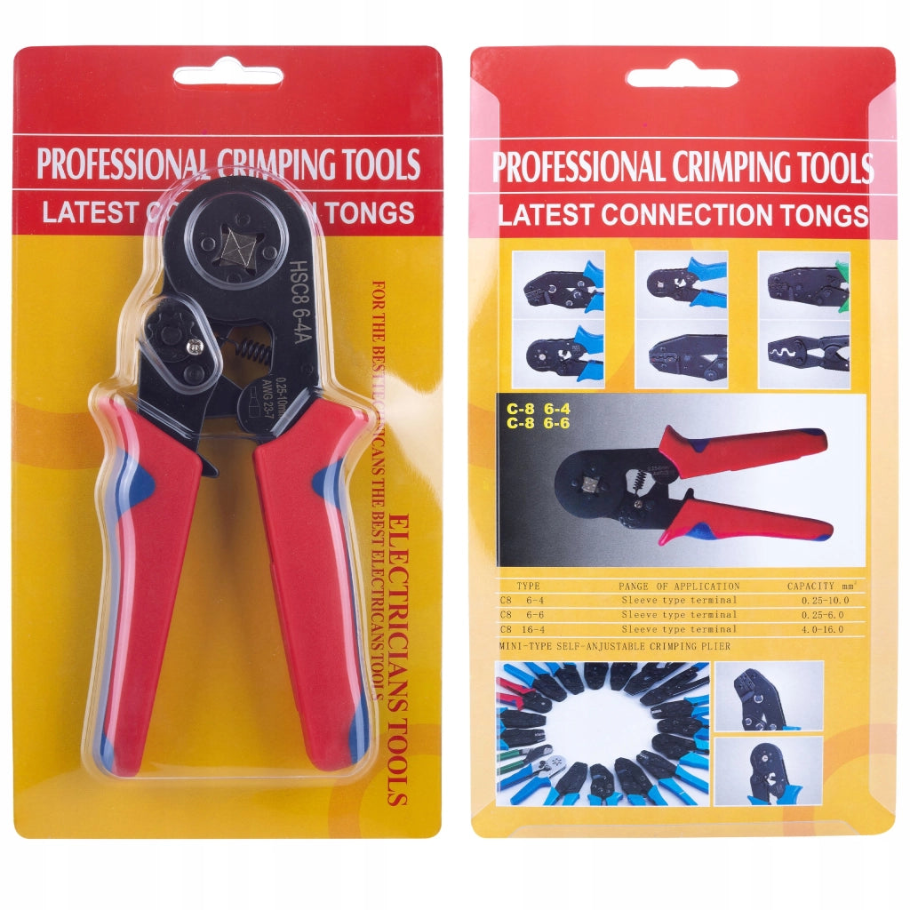 Zaciskatrice per Capicorda Isolati + 1200 Capicorda + Spelafili Automatico – Set Completo per Elettricisti | Precisione