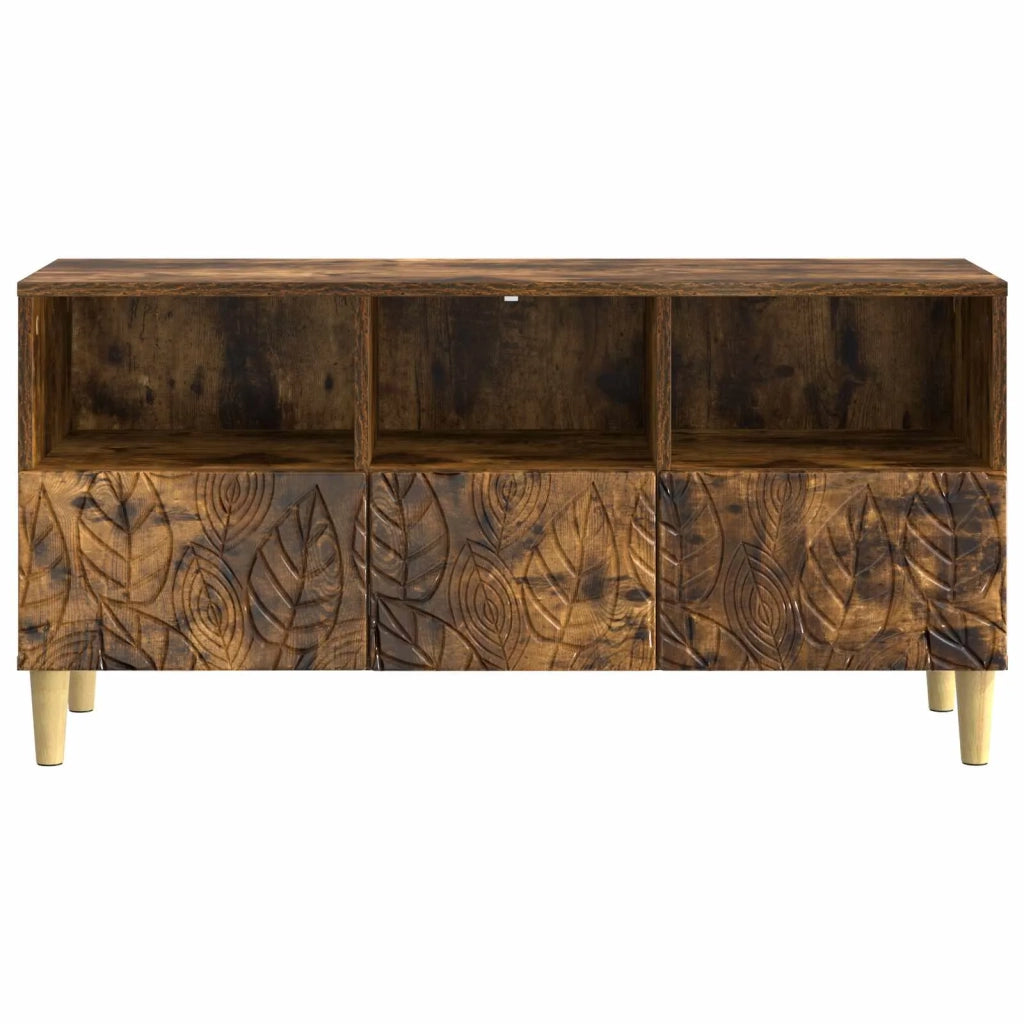 Mobile TV 102 x 34,5 x 50 cm Rovere Fumo Legno ingegnerizzato