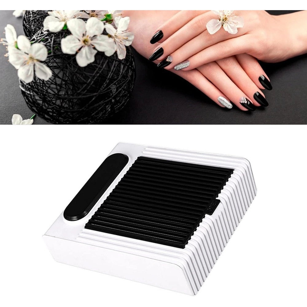 Trade Shop - Aspirapolvere Per Unghie Nail Art Velocità Regolabile 80w Strumento Per Manicure -
