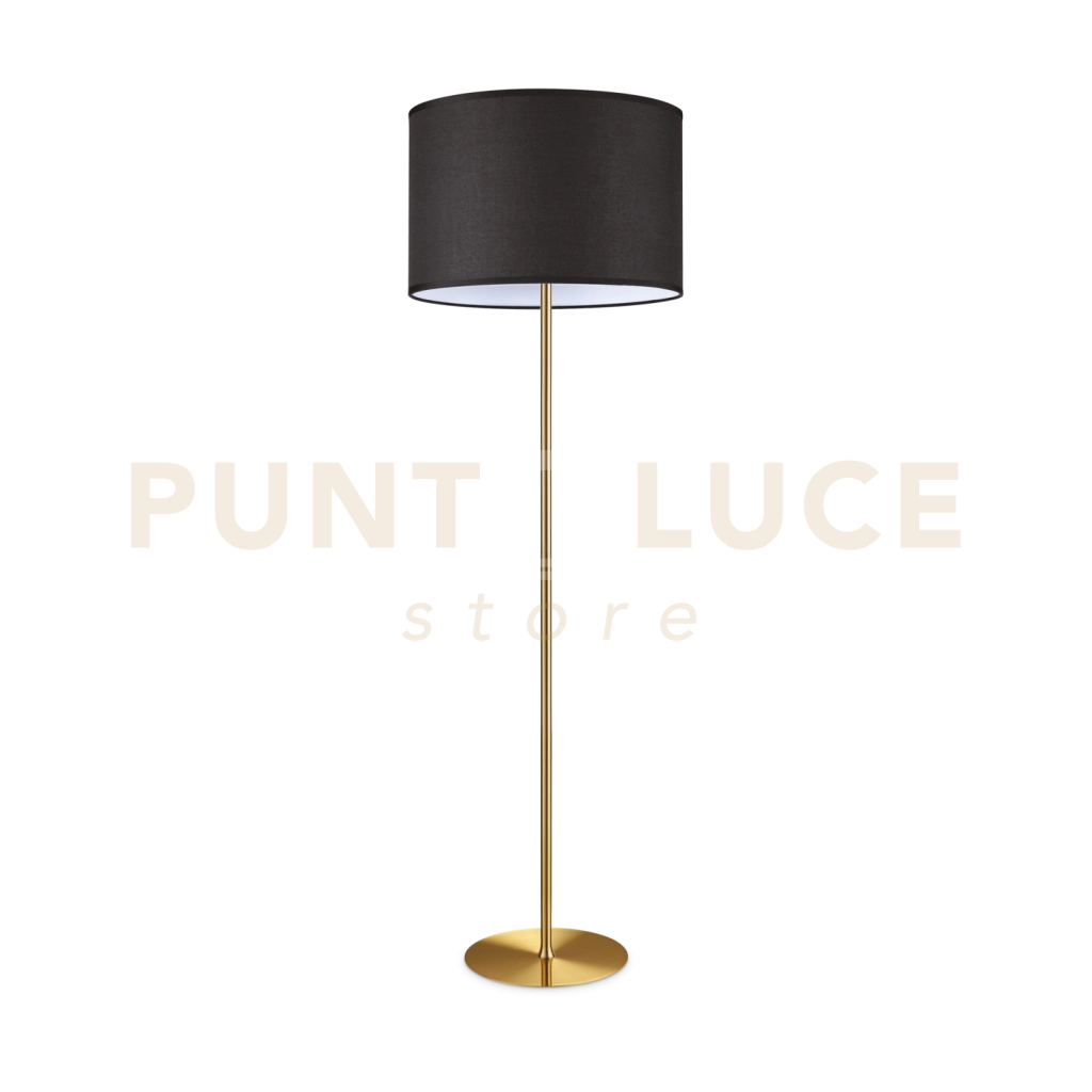 SET UP BASE PER LAMPADA DA TERRA 1 LUCE ATTACCO E27 OTTONE