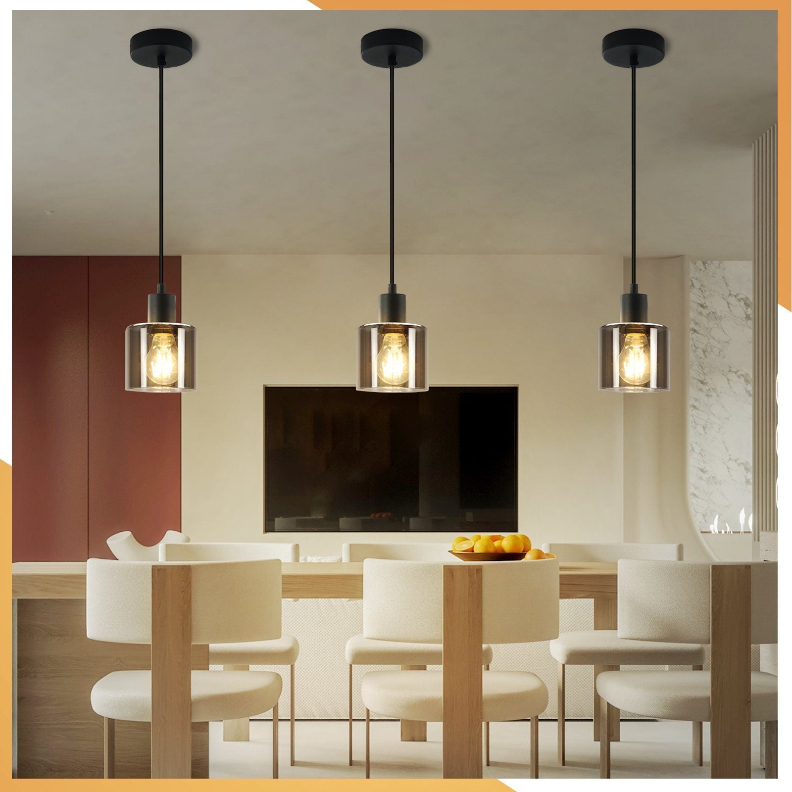 Lampada a sospensione ZMH ferro nero diametro 11 cm E27 max 40W stile industriale retr¨°