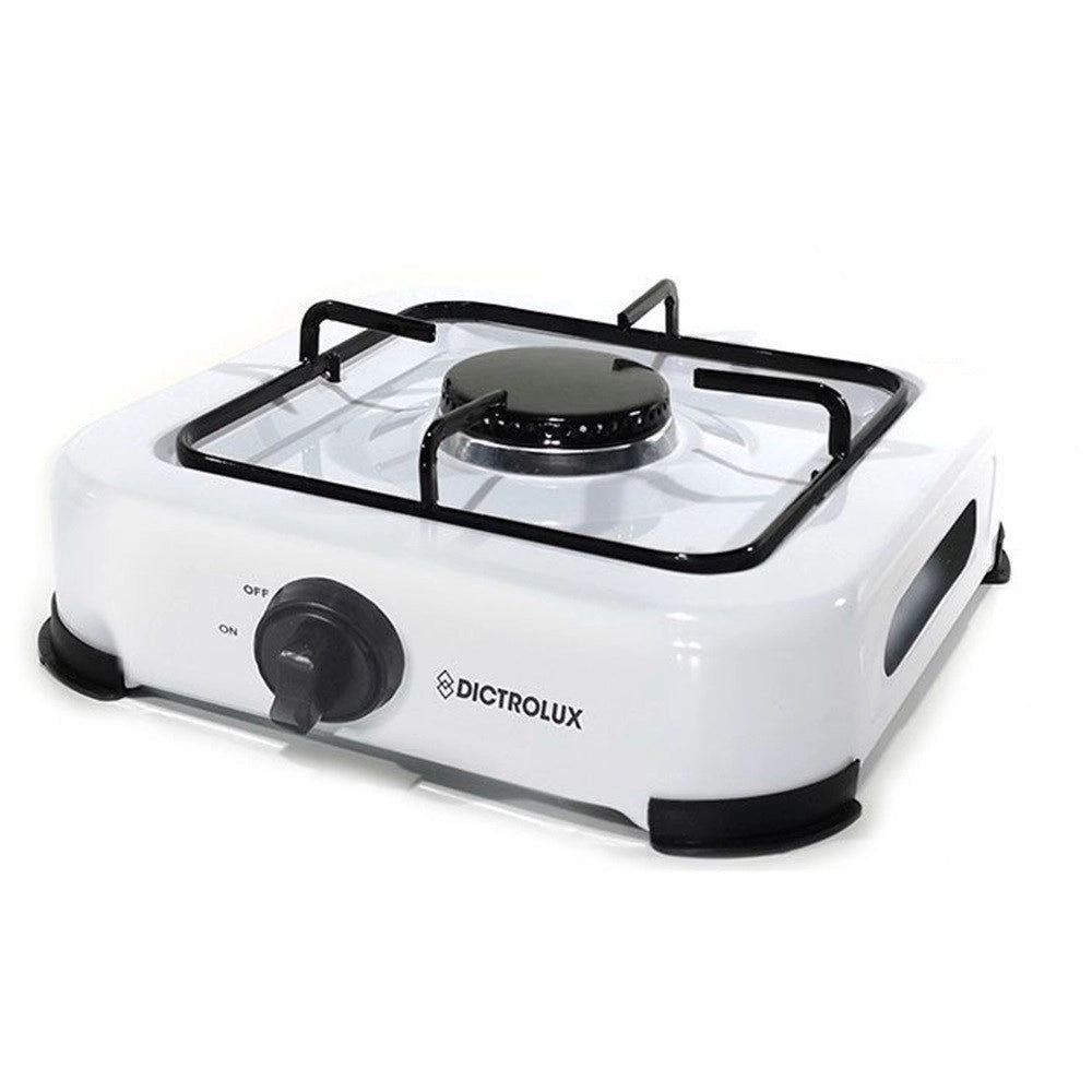 Trade Shop - Fornello A Gas Propano-butano 1 Fuoco 27x27cm Portabile Per Cucinare In Giardino Campeggio -