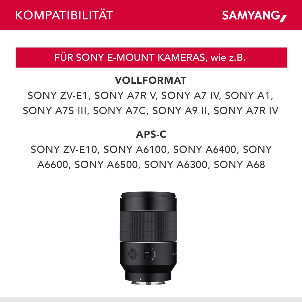 Obiettivo grandangolare AF 35mm F1.4 II FE per Sony E-Mount - Autofocus full frame e APS-C a focale fissa - per fotocamere mirrorless - A9 A7 A1 Alpha serie 6000