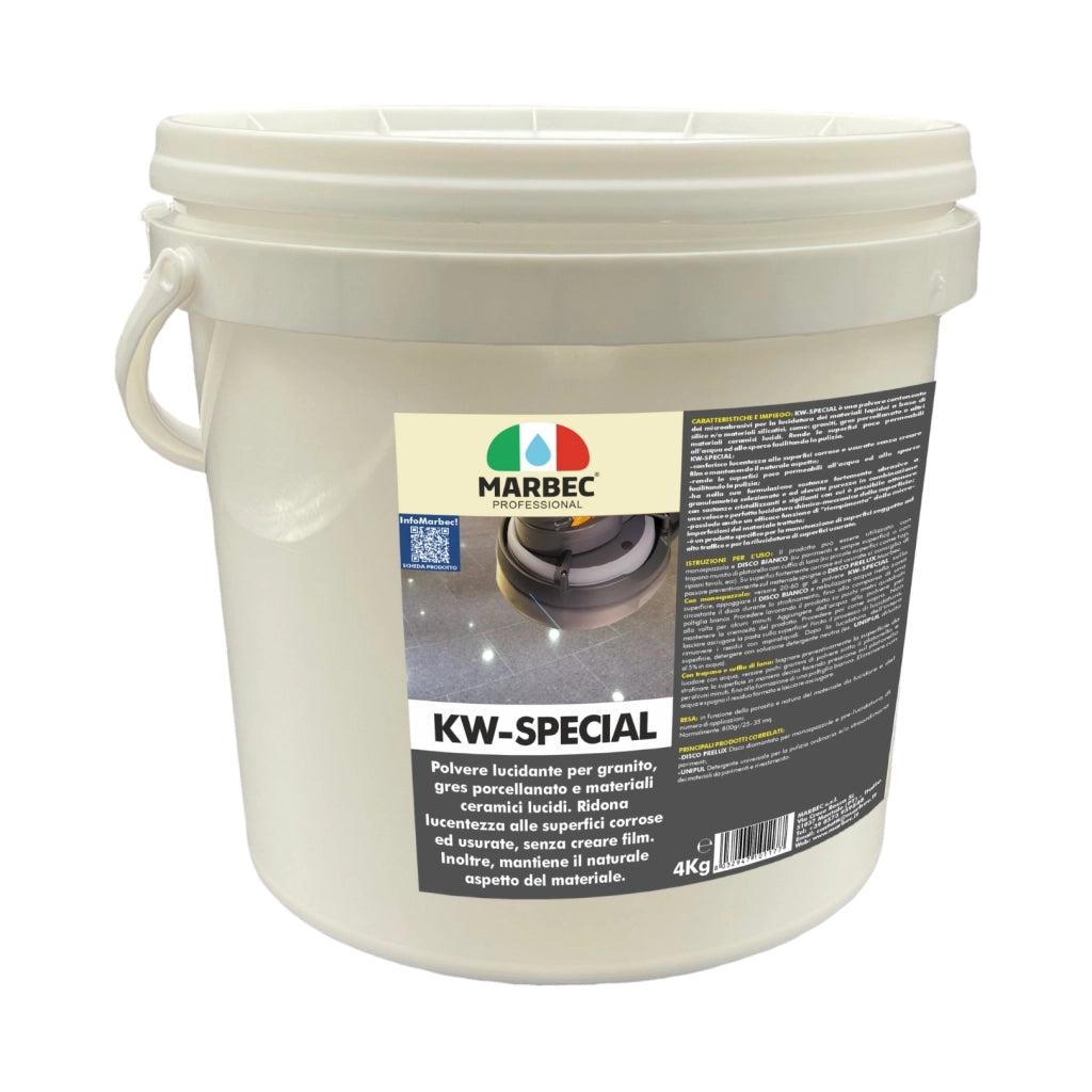 Lucidante in polvere per gres porcellanato e granito KW-SPECIAL   4KG