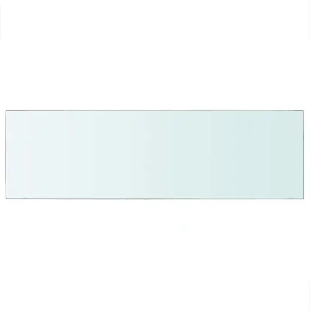 Mensola in Vetro Trasparente 80x25 cm 243835
