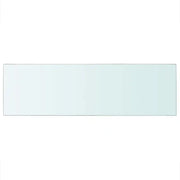 Mensola in Vetro Trasparente 80x25 cm 243835