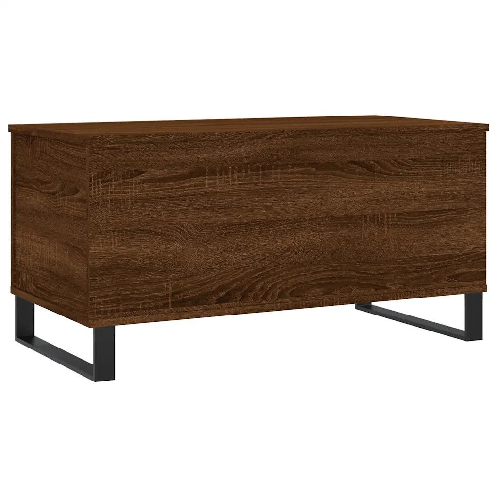 Tavolino salotto | Tavolino da caff¨¨ | Tavolino da Soggiorno Rovere Marrone 90x44,5x45 cm Legno Multistrato