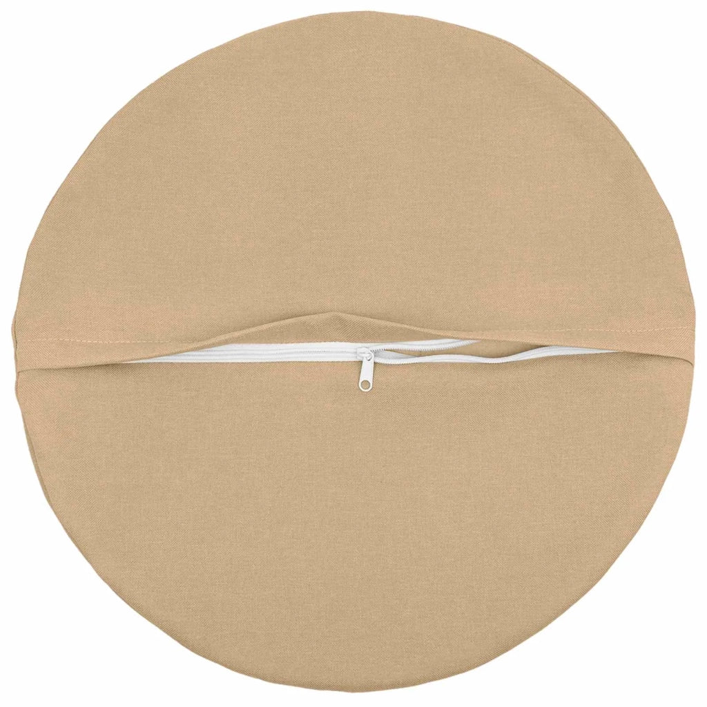 Federa 6 pz HEERLEN Crema Ø 30 cm Tessuto 921872