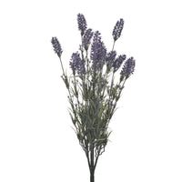 Set 4 Lavanda Artificiale con 15 Fiori Altezza 61 cm Viola