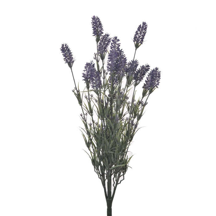 Set 4 Lavanda Artificiale con 15 Fiori Altezza 61 cm Viola